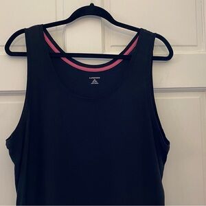 Lands' End Women's Black Tank Top - 2X - like new!